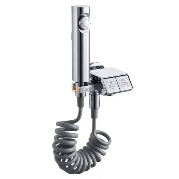 ROBINET ABLUTION DOUBLE SERVICE PIANO PLAST CHROME +DOUCHET+ FLEXIBL ITALYVIEIR