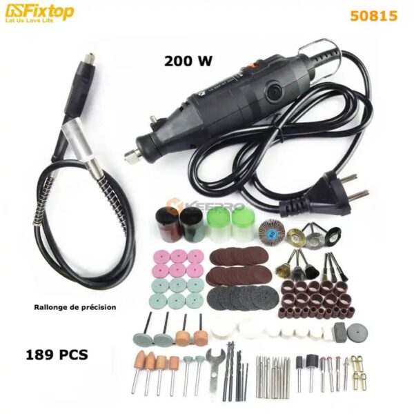 ROTOFIL MULTIFONCTION 189PCS 200W 50815 FIXTOP