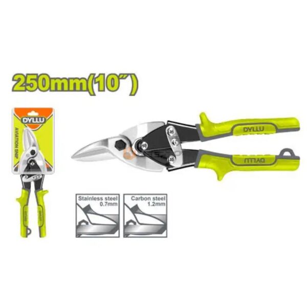 COUPE TOLE 10" DROITE LUX DTAS3910 DYLLU