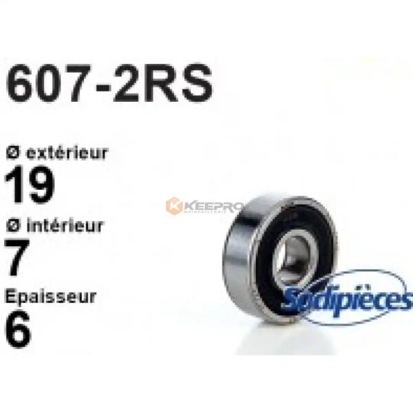 ROULEMENT 0607 RS CROWN