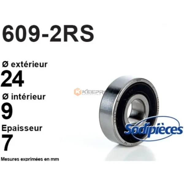 ROULEMENT 0609 ZZ