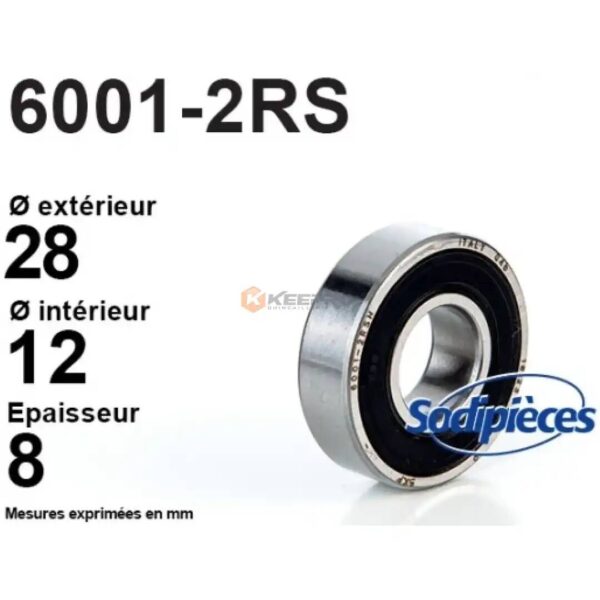 ROULEMENT 6001 CT15075 CROWN