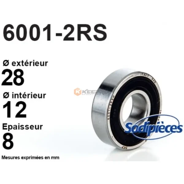 ROULEMENT 6001 CT15075 CROWN