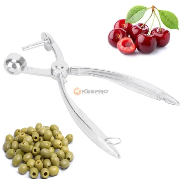 PINCE DENOYAUTEUR CERISES ET OLIVES RAPIDE EN ALUM YT-1