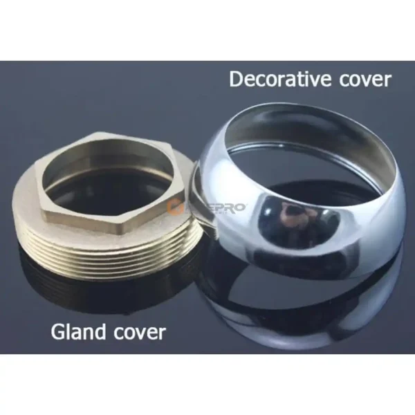 ECROU MECANISME MITIGEUR N°35 PM +CACHE PLAST CHROME 1PCS MAZA