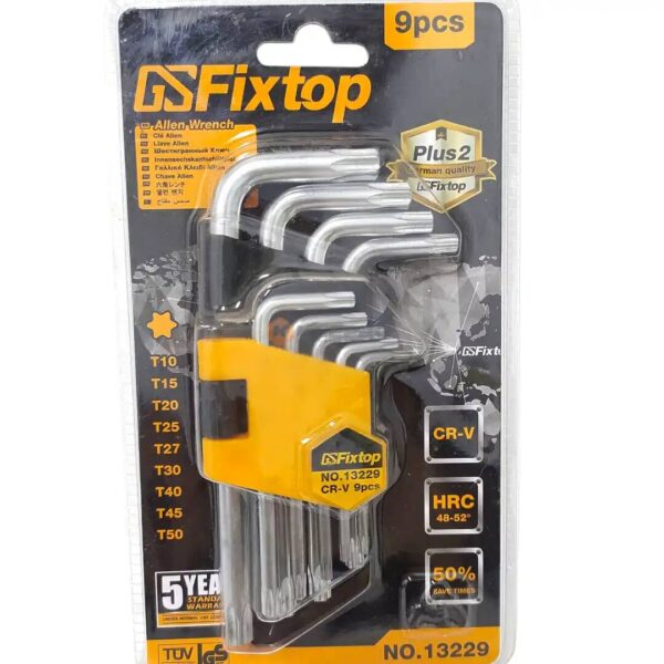 JEU CLE ETOILE 9PCS PM 13229 FIXTOP