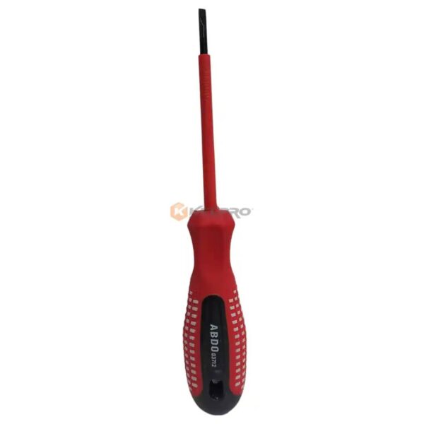 TOURNEVIS ELEC ROUGE PM 3X75 PLAT ABDO