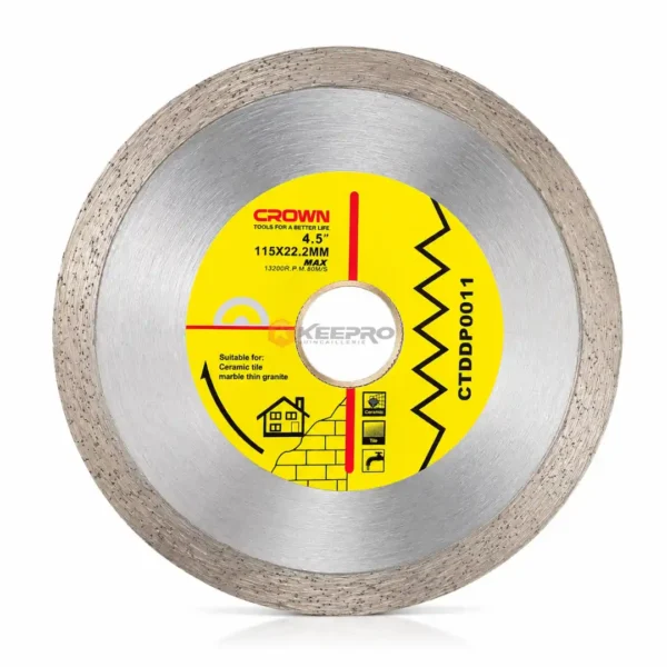 DISQUE DIAMOND 115 TURBO JAUNE CTDDP0011 CROWN