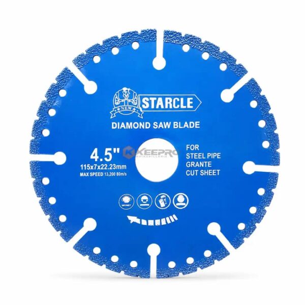 DISQUE DIAMOND MARBRE MULTI-USAGE 115 BLEU POLYVALENT ST-8378 STARCLE