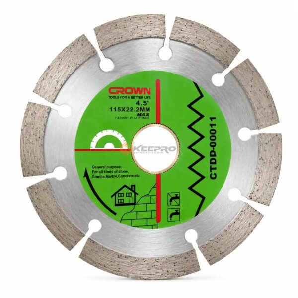 DISQUE DIAMOND 115 VERT CTDDP0001 CROWN