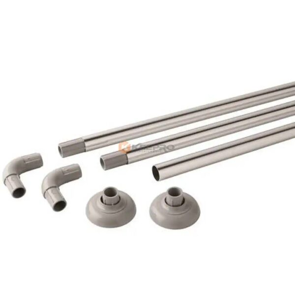 TRINGLE SDB CHROME FORME " U " 80X80X80