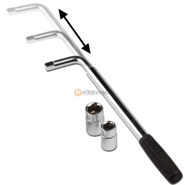 CLE ROUE COUDE 17 / 21 EXT 3PCS 14000 FIXTOP
