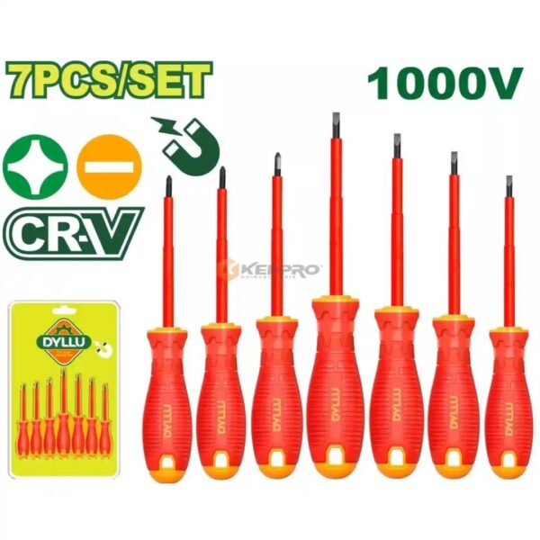 JEU TOURNEVIS ELEC 7PCS PLAQ DTSS7407 DYLLU
