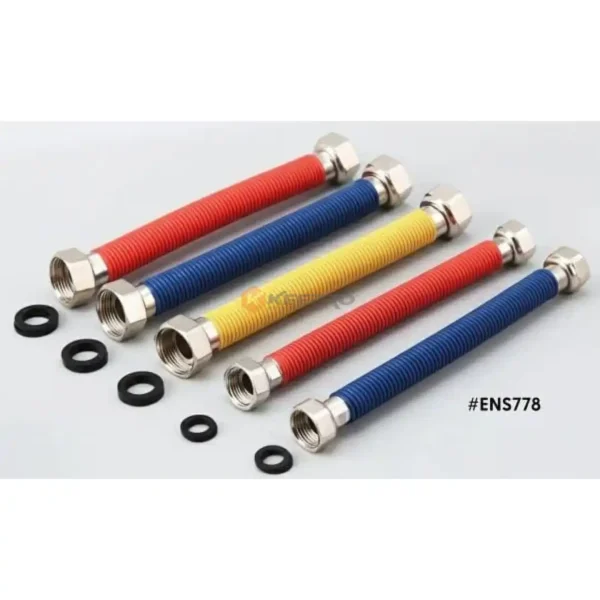 KIT FLEXIBLE POUR RACCORDEMENT CHAUDIERE 5PCS COULEUR