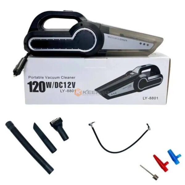 ASPIRATEUR COMPRESSEUR AUTO 12V LUX LY-8801 PORTABLE VACUUM CLEANER