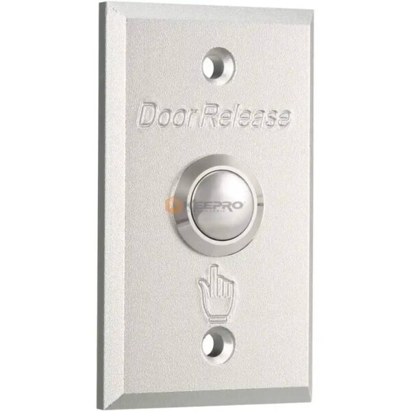 BOUTON D'ACCES SERRURE ELECTRIQUE ENCASTRE PRESS TO EXIT RECTANGLE LARGE