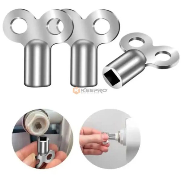 CLE PURGEUR RADIATEUR CHROME