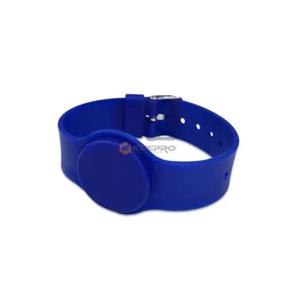 TAG BRACELET EN SILICONE ROND REGLABLE BLEU MAC TECH