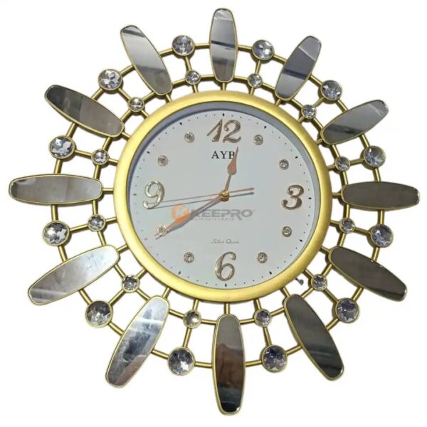 HORLOGE ROND 450 CRYSTAL DECORE COULEUR 9190Z-BR AYB