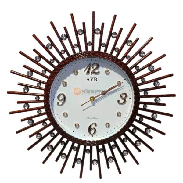 HORLOGE ROND 500 CRYSTAL DECORE COULEUR 668 AYB