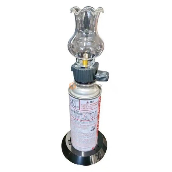 LAMPE A GAZ CAMPING PORTABLE STYLE QUINKI EN VERRE OS-606 RECHAUD FLAME