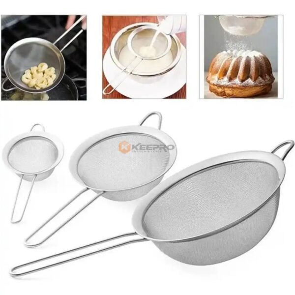 PASSOIRE AU LAIT INOX 3PCS 80-100-120MM