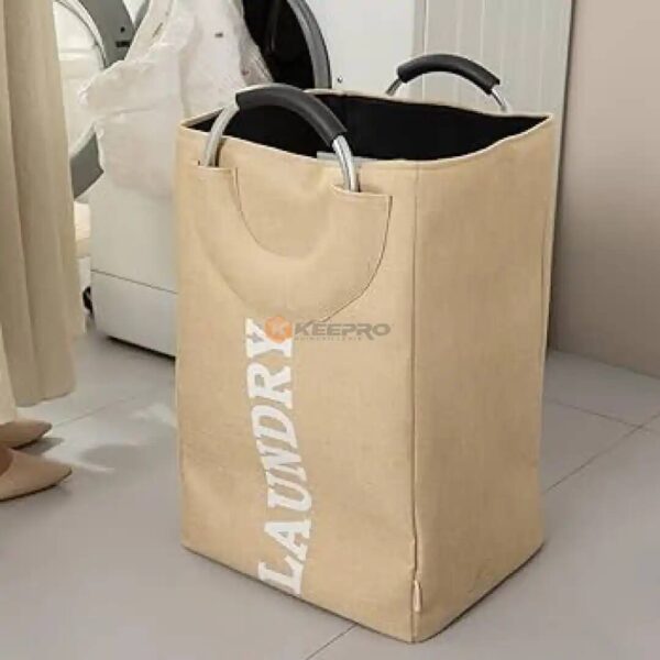 PORTE LINGE TISSU CARRE PLIANT P/ ALUM 26X31X50 LAUNDRY 921-4 BND