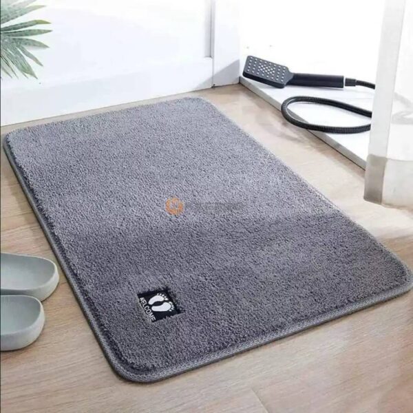 TAPIS CUISINE /DOUCHE ANTI-DERAP 2PCS FOURRURE UNI RECTANGLE 40X120 + 40X60 BND