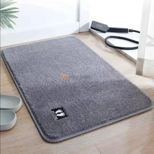 TAPIS CUISINE /DOUCHE ANTI-DERAP 2PCS FOURRURE UNI RECTANGLE 40X120 + 40X60 BND