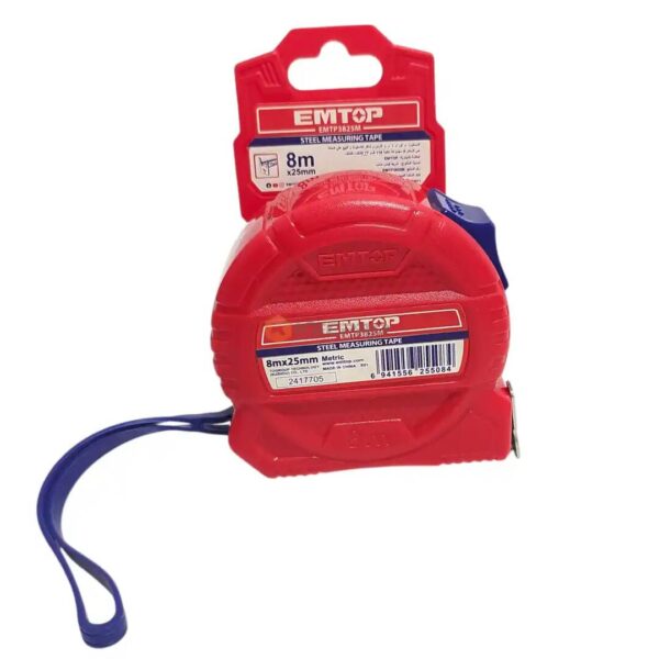 METRE 8M ROUGE EMTP3825 EMTOP