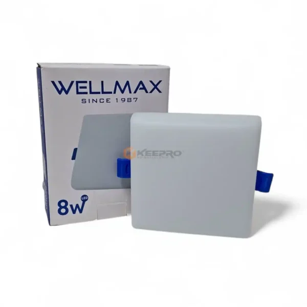 SPOT 3D 8W BLANC CARRE WELLMAX