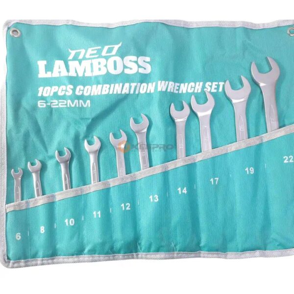 JEU CLE MIXTE 10PCS 6-22 POCHETTE LAMBOSS