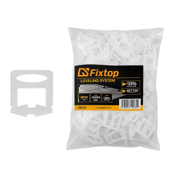 ATTACHE PVC POUR CARRELAGE 2MM SAC 100PCS 18001 FIXTOP