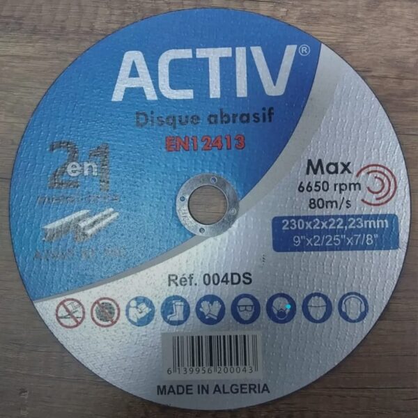 DISQUE INOX 1MM 115 ACTIV