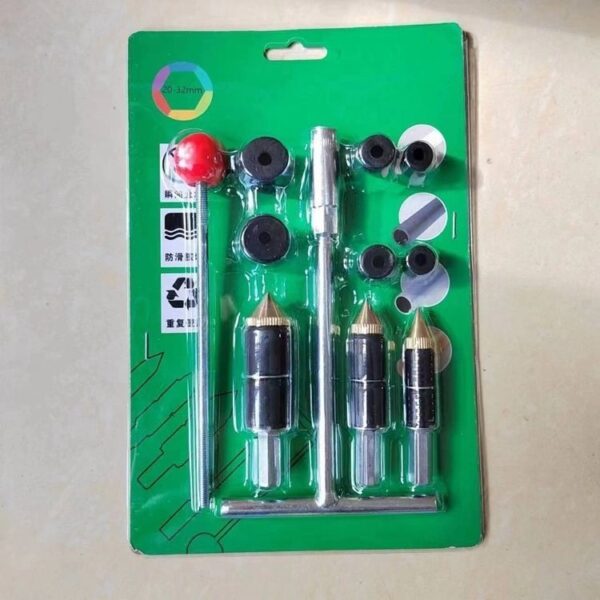 JEU BOUCHON CAOUETCHOUC POUR PPR 20-32MM AVEC BRAS ROUGE PLAQUE VERT 11PCS FSL-213