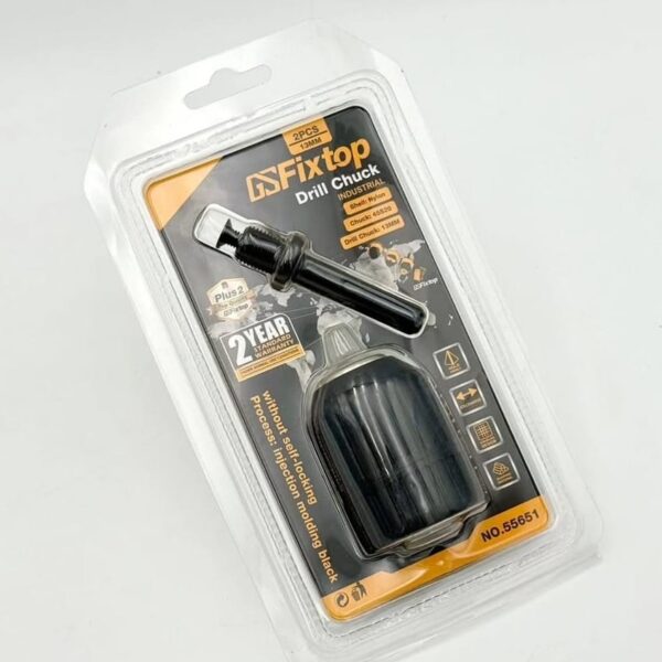 MANDRIN A MAIN PLAST + ADAPTATEUR 13MM 2PCS 55651 FIXTOP