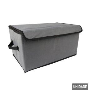 ORGANISEUR TIROIR /ARMOIR PLIANT GRIS 20X40X20 +COUVERT DECO LAND