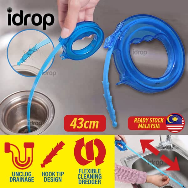 DEBOUCHEUR EVIER ROULETTE A TIRETTE PLAST  43CM N-50-01 FIRLA
