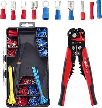 JEU PINCE A DENUDER +FICHE ELEC PROFESSIONNEL RS20241124-02 BOITE TRANSP MAXFINE