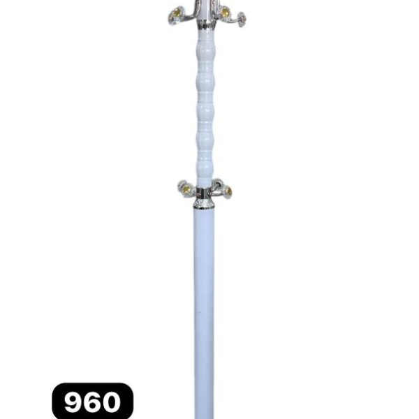 PORTE MANTEAU A TOUR METAL BLANC LUX 960 QUIPADO