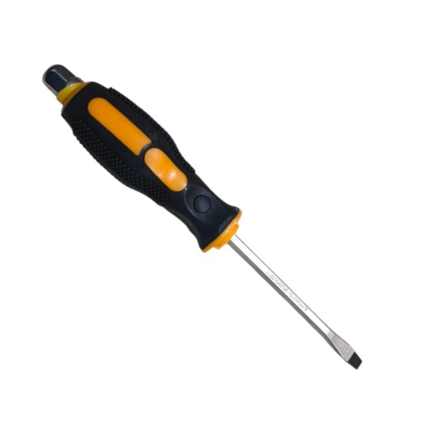 TOURNEVIS MECANIQUE A FRAP PLAT LUX 100 NOIR/ORANGE DAMILUX