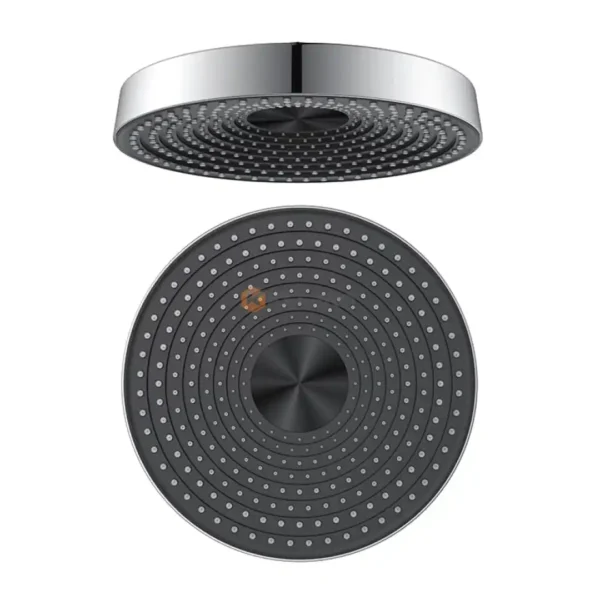 POMME DOUCHE GM ROND PLAT CHROME 250MM DLX5093 DALUXE
