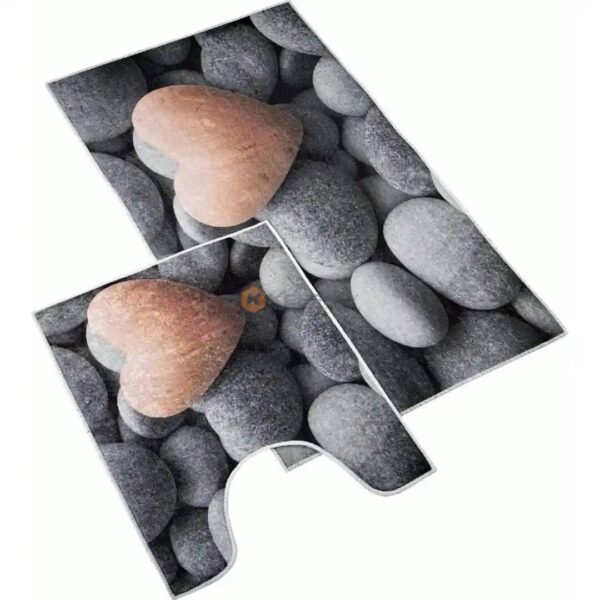 TAPIS DOUCHE 2PCS 70X45+U DECORE DECOLAND