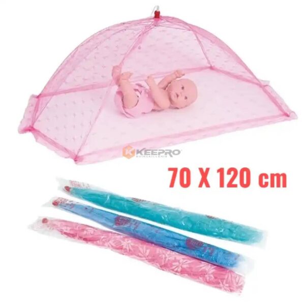 MOUSTIQUAIRE BEBE FIN COULEUR SIMPLE  70X120 GS