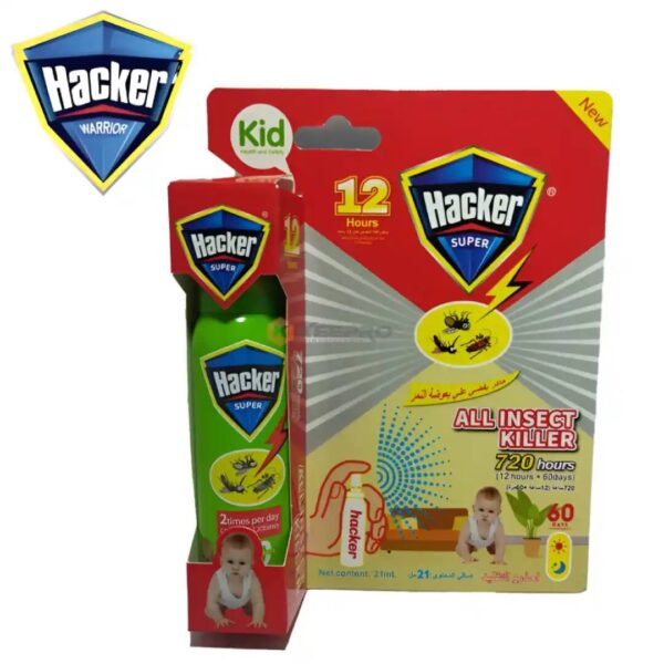 INSECTICIDE ANTI MOUSTIQ 45ML VAPO ENFANT E-2332 12H HACKER