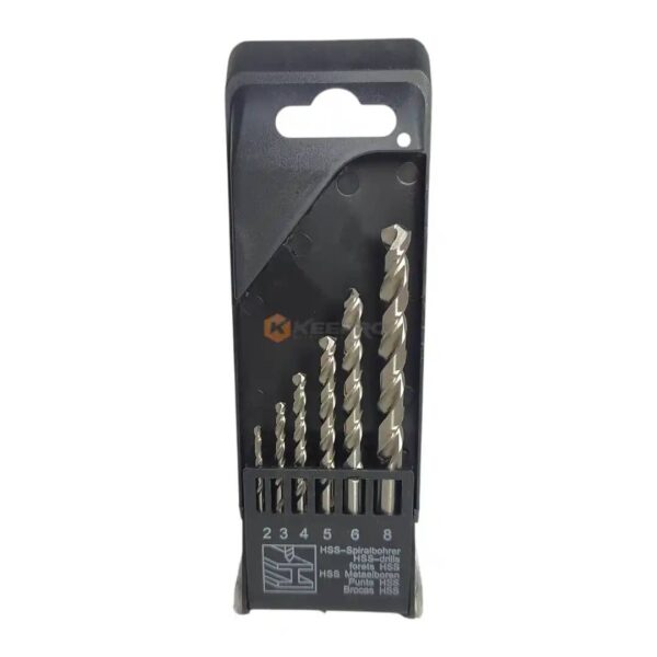 JEU MECHE METAL  6PCS 2-3-4-5-6-8MM CHROME 55579 FIXTOP