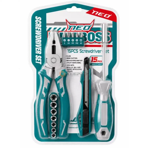 JEU TOURNEVIS +PINCE +CUTTEUR NB-8051 LAMBOSS