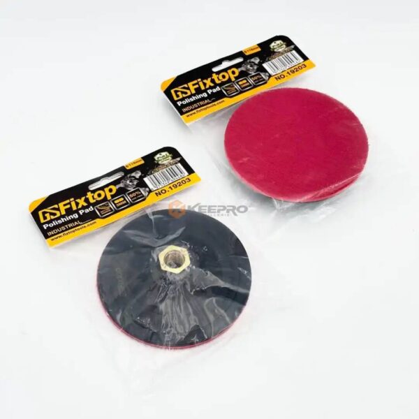 DISQUE PORTE PAPIER A VERRE SCRATCHE 115MM 19203 FIXTOP