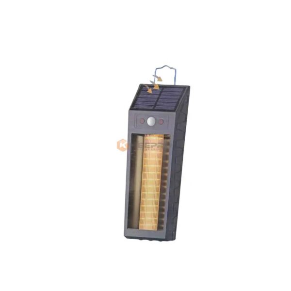 LAMPE CAMPING RECH SOLAIRE+DETECTEUR 18W LONG HW668-1 SOLAR INDUCTION WALL LAMP