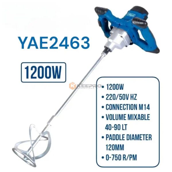 MIXEUR ELECT 220MM 1200W YAE2463 POWERBLU